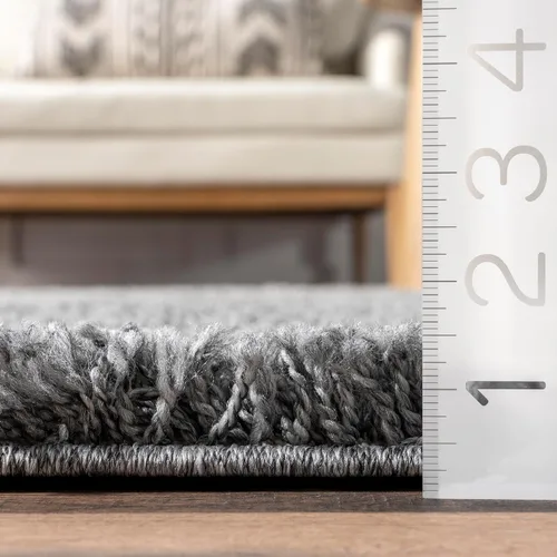 Vista 2 de nuLOOM Marleen - Alfombra decorativa contemporánea, 2 x 3, gris