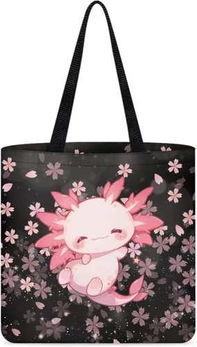 Vista 22 de Bolsa de tela para mujeres y niñas, bolsas de comestibles reutilizables