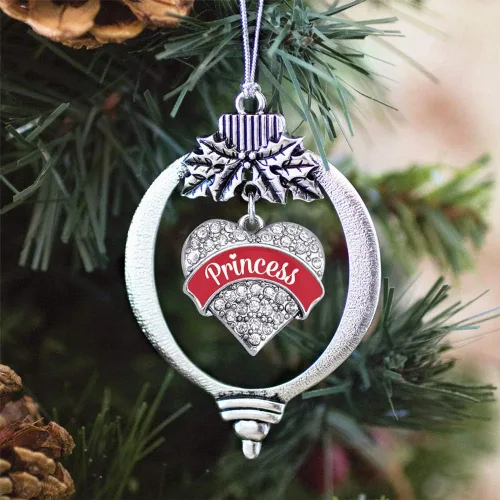 Vista 325 de Inspired Silver - Adorno con dije de hermana gemela - Adornos navideños de plata con circonitas cúbicas