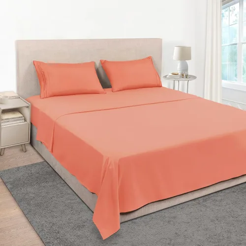 Vista 87 de Mejoroom Juego de sábanas tamaño individual – Sábanas individuales de Hotel Collection – Sábanas y fundas de almohada con sábana bajera de bolsillo