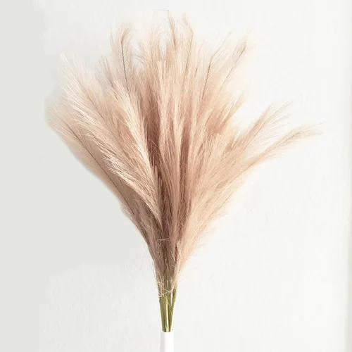 Vista 12 de UiiziC Hierba de Pampas Artificial 8 PIEZAS 30"/76cm Flores Artificiales Secas Esponjosas Hierba Ascendente para Rellenos de Jarrones Ramos de Bodas
