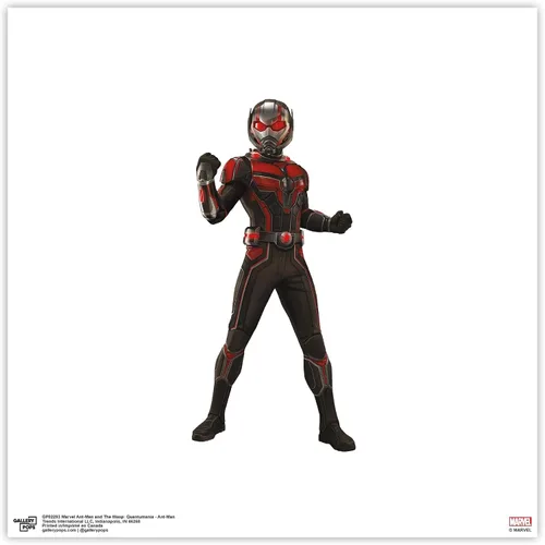 Vista 9 de Trends International Gallery Pops Marvel Ant-Man and the Wasp: Quantumania - Arte de pared Ant-Man, versión enmarcada en negro, 12 x 12 pulgadas