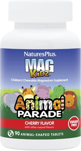 Vista 11 de Natures Plus - 90 Masticables Animal Parade MagKidz – Libre de azúcar, 1, 90