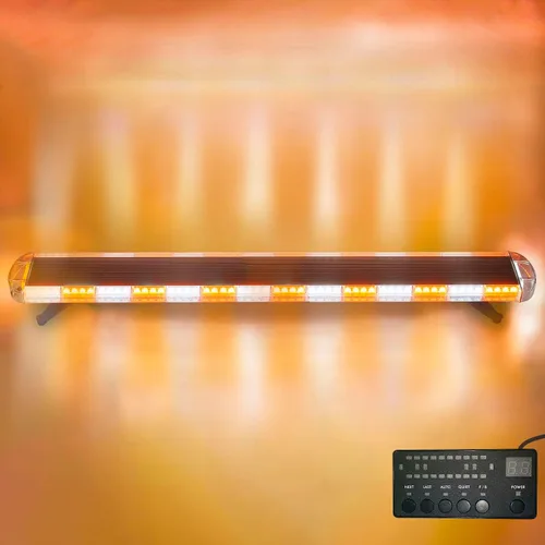 Vista 11 de Barra de luz LED intermitente de 12 V-28 V, luz estroboscópica intermitente, barra de luz LED de emergencia, barra de luz LED para remolque