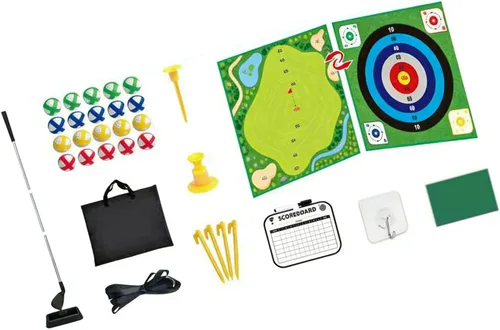 Vista 6 de Juego de croquet de golf para actividades familiares al aire libre para todas las edades, desarrollo de habilidades motoras, juego de croquet
