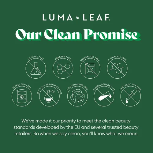 Vista 9 de Luma & Leaf Limpiador facial Brightening - Limpiador de gel exfoliante con vitamina C, enzima y ácido hialurónico, limpiador facial hidratante
