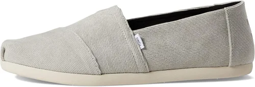 Vista 6 de Toms Alpargata de algodón reciclado de lona para hombre" gris (Drizzle Grey)