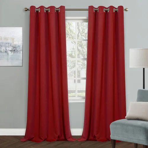 Vista 169 de MYSKY HOME Cortinas Aqua para Armario para Entrada Cortina Opaca para Puerta para Sala de Estar Cortina Oscurecedora de Habitación con Ojales