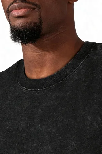 Vista 7 de Camisetas sin mangas para hombre, camisetas sin mangas de algodón de ajuste Negro