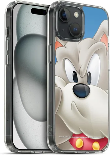 Vista 32 de Head Case Designs Funda de gel de cara completa con licencia oficial de Tom y Jerry Jerry [protección de grado militar] compatible con Apple iPhone