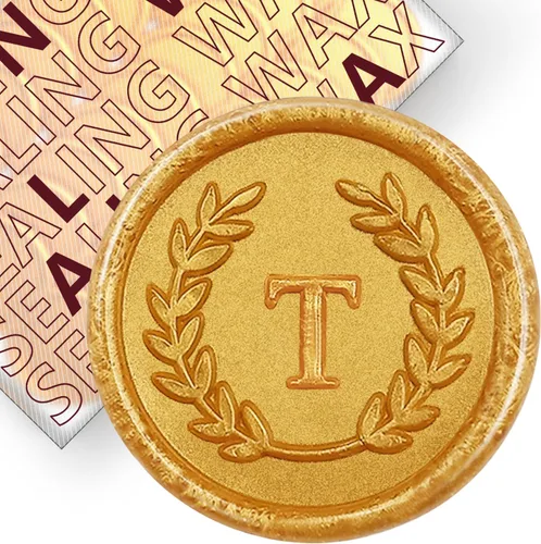 Vista 101 de 100 calcomanías adhesivas de cera con letra S, hechas a mano, sin necesidad de sellar, rasgar y usar calcomanías de cera para invitaciones de boda