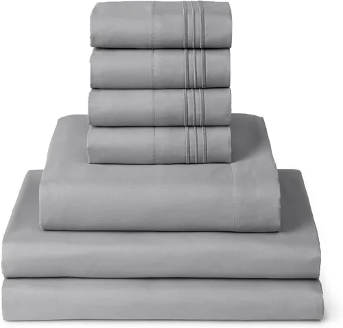 Vista 68 de Mellanni Juego de sábanas Twin XL - Juego de ropa de cama de 4 piezas de la colección icónica, (incluyendo 2 fundas de almohada), bolsillo profundo