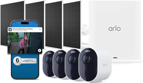 Vista 12 de Cámara de Seguridad Arlo Ultra 4K HDR (3ª Generación, Lanzamiento 2025) + SmartHub, Alimentación por Batería, Respuesta de Emergencia, Subtítulos