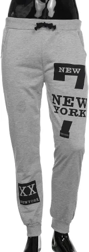 Vista 2 de Hippie Boho Pantalones holgados para hombre, pantalones de chándal sueltos populares Streetwear con letras impresas Hip Hop Harem Pantalones