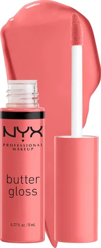 Vista 57 de NYX MAQUILLAJE PROFESIONAL Brillo de mantequilla, brillo de labios no pegajoso, - Eclair (rosa)