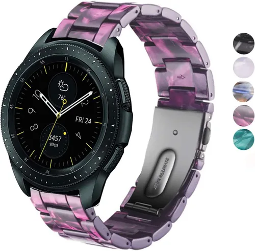 Vista 13 de Correa compatible con Samsung Galaxy Watch 6/6 Classic/Galaxy Watch 5/5 Pro / 4/4 Classic / 3 de 1.61 pulgadas / Active 2, correa de repuesto