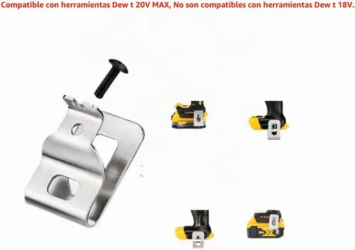 Vista 3 de Clips de correa de acero inoxidable N268241 N086039 para las herramientas eléctricas del rocío t 20V