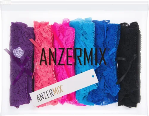 Vista 5 de Anzermix Ropa interior sexy de encaje para mujer (paquete de 6).