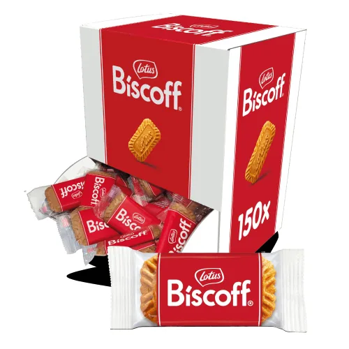 Vista 3 de Biscoff Galletas, 0.22 oz, dispensador de 150 galletas