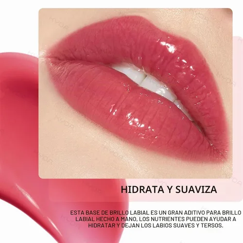 Vista 3 de KYDA Base hidratante de brillo de labios de 6.8 fl oz, material de imprimación de maquillaje de labios, base de brillo de labios antiadherente