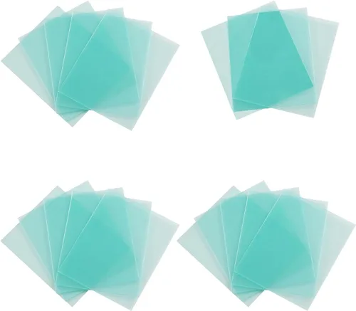 Vista 6 de 10-PACK Repuesto de lente protectora de soldadura de 3.5 x 3.75 pulgadas (90mm x 95mm) Lente de cubierta transparente