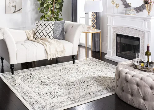 Vista 11 de SAFAVIEH Skyler Collection SKY126M - Alfombra bohemia estilo medallón envejecido, no desprende pelusa, para sala de estar o dormitorio, 2 x 4 pies