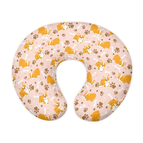 Vista 20 de Forchrinse Bee Daisy - Funda de almohada de lactancia elástica para bebé, fundas de lactancia extraíbles para almohada de lactancia, bonita funda