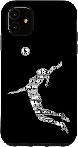 Vista 8 de Funda para iPhone 17 de voleibol para adolescentes y mujeres