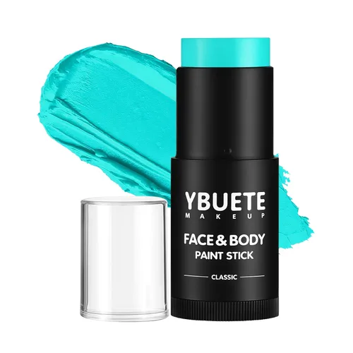 Vista 22 de YBUETE Palo de pintura a base de agua blanca para Halloween SFX Maquillaje Blanco