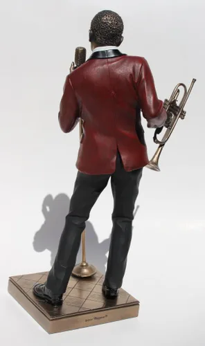 Vista 3 de Figura de estatua de bronce fundido en frío de 11 5/8 pulgadas de alto