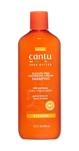 Vista 3 de Cantu Champú en crema limpiadora sin sulfato de manteca de karité, 3 onzas líquidas