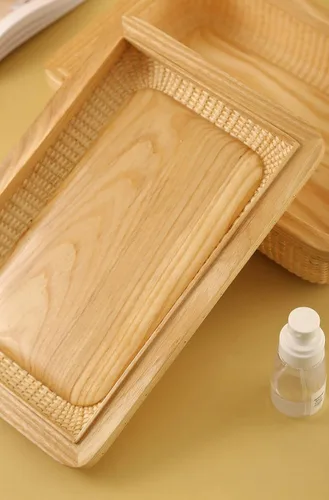 Vista 4 de Rectangular con tapa hecha a mano Nantucket cesta bastones de caña finamente tejida para el hogar, cestas de almacenamiento y contenedores Artes