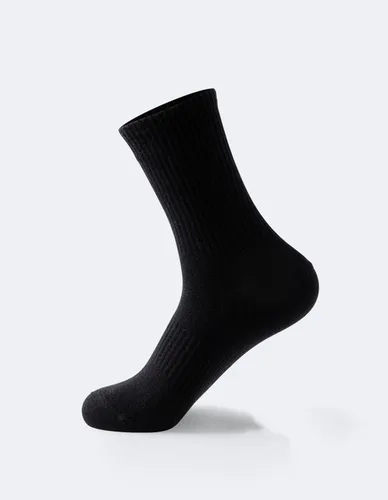 Vista 6 de VoJoPi Wool Socks for Men - 5 Pairs Thick Thermal Warm Winter Socks 5 pares de negro sólido