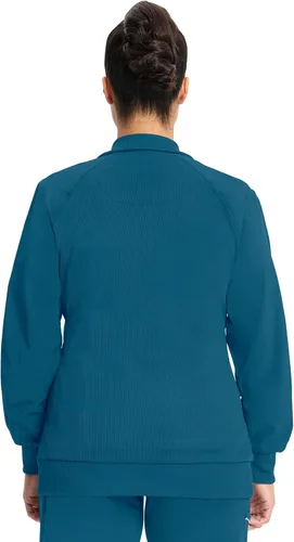 Vista 55 de Infinity by Cherokee 2391A - Chaquetas médicas con cremallera frontal para mujer, tela elástica en 4 direcciones