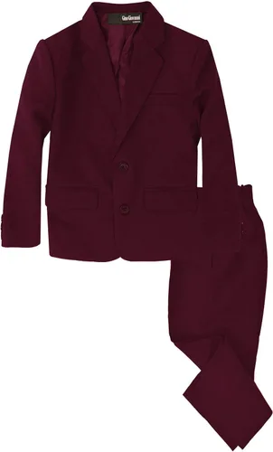 Vista 3 de Gino Giovanni - Conjunto de traje formal para niño (2 piezas)