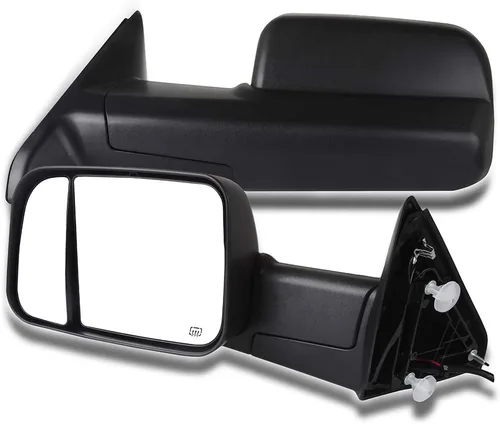 Vista 20 de Espejos de remolque para 1994-1997 para Dodge para Ram 1500 para Ram 2500 para Ram 3500 Modelos, espejos de remolque con espejos laterales