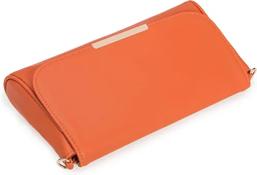 Vista 5 de Bolso de mano de lujo para mujer, bolso de mano pequeño y suave de piel sintética