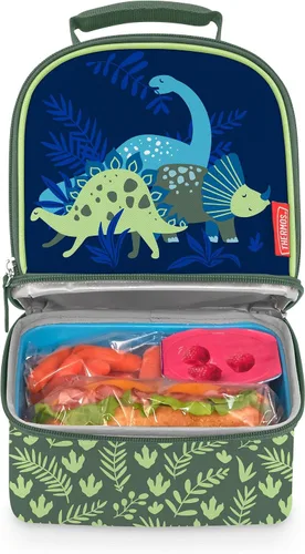 Vista 4 de THERMOS Lonchera con doble compartimento sin licencia, Dinosaur Kingdom