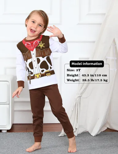 Vista 2 de Pijama pirata de A&J Design para niños pequeños
