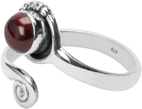 Vista 85 de Anillo de dedo del pie de piedra preciosa de plata de ley 925, joyería para el cuerpo, anillo de dedo del pie de la mano de la mano de la piedra