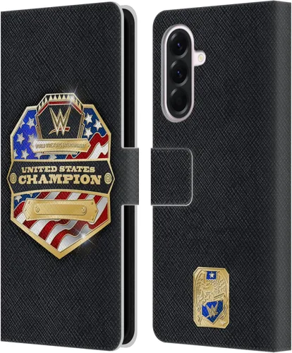 Vista 148 de Head Case Designs Officially Licensed WWE Cruiserweight Champion Title Belts Leather Wallet Case Compatible with Samsung Galaxy A07 4G Campeón