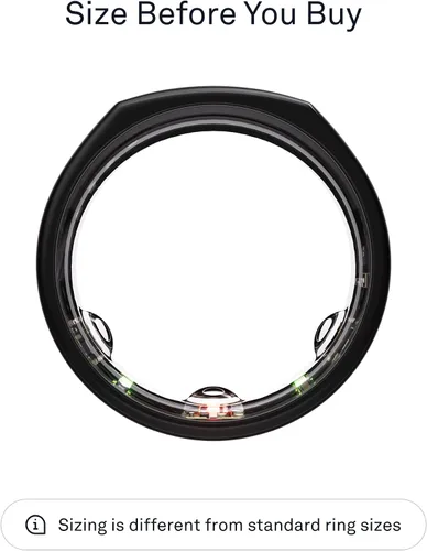 Vista 2 de Oura Ring Gen3 Heritage - Anillo inteligente, seguimiento del sueño, frecuencia cardíaca, rastreador de actividad física, 5-7 días de duración