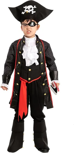 Vista 2 de Spooktacular Creations disfraz de pirata para niño