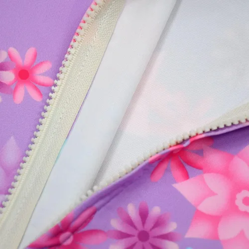 Vista 3 de Mirabel Luisa - Chaqueta con capucha estampada con cremallera y bolsillos para niñas