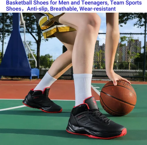 Vista 7 de Beita - Tenis de baloncesto para hombre, transpirables, antideslizantes.