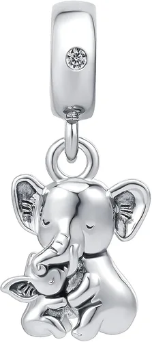 Vista 2 de LuxglitterLin Abalorio de oso koala de abeja de miel con dije de tortuga marina animales del mundo para mascotas pulsera con dijes Pandora Diamante