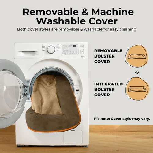 Vista 4 de Cama pequeña para perros y sofá para gatos, camas ortopédicas impermeables para perros pequeños, cama para gatos, sofá para mascotas cómodo