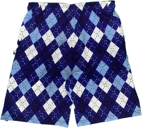 Vista 2 de Flow Society Pantalón corto de tenis Oceanside Argyle para hombre - 9