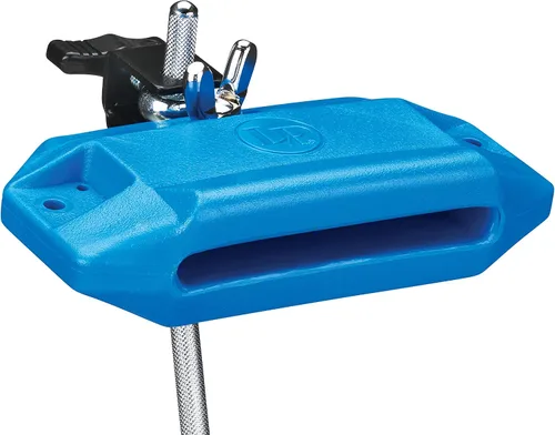 Vista 4 de Latin Percussion LP472 LP Mini Everything Rack and Latin Percussion Jam Block, alto, azul (LP1205)