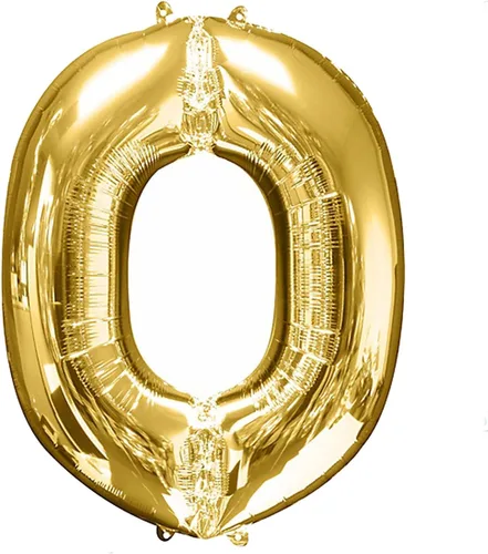 Vista 22 de Efavormart - Globo de aluminio dorado gigante de 40 pulgadas con número 0, globo metálico brillante con número de helio para cumpleaños
